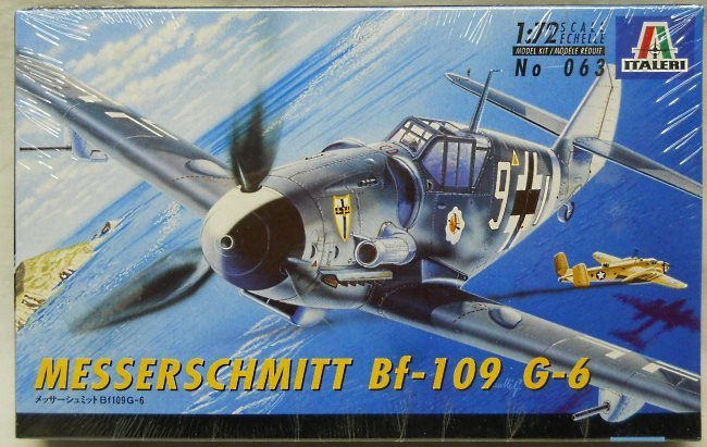 Italeri 1/72 TWO Messerschmitt Bf-109 G-6 - Pilsen May 1945, 063 plastic model kit
